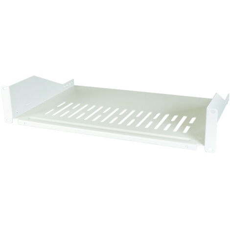 EFB-Elektronik Fachboden 19", 2 HE, Tiefe 400 mm Traglast 22 kg, lichtgrau