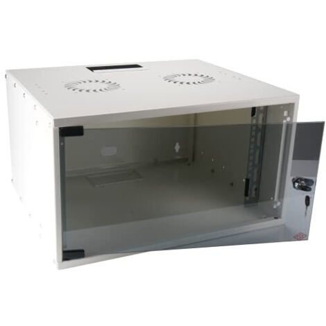 EFB Elektronik Wandregal weiß Stahl 9U