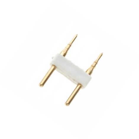 Efectoled – Connecteur 2 PIN pour ruban LED 220V SMD5050 – Monochrome – 10 mm entre broches – Coupe tous les 25/100cm