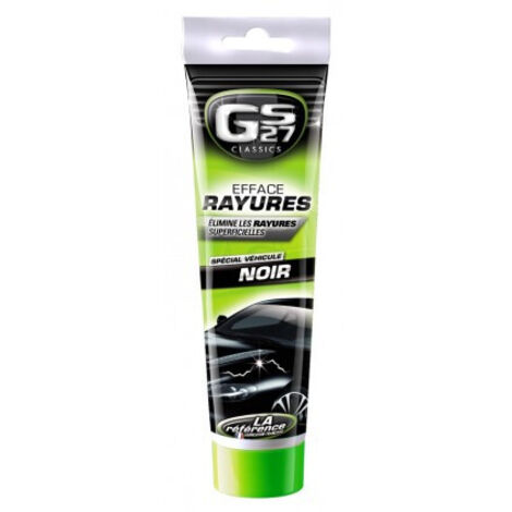 Efface rayures noir – Crème pour rayures superficielles – Technologie Titanium – Résultat optimal pour peinture noire – Gs27