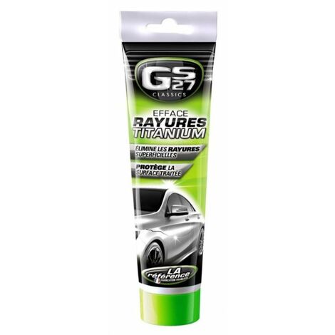 Efface rayures titanium 150ml – Crème à microbilles pour éraflures – Finition brillante – Protection renforcée – Gs27 - AUTO 150 ML