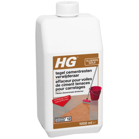 Effaceur pour voiles de ciment tenaces pour carrelages 1 L - n°12 - HG