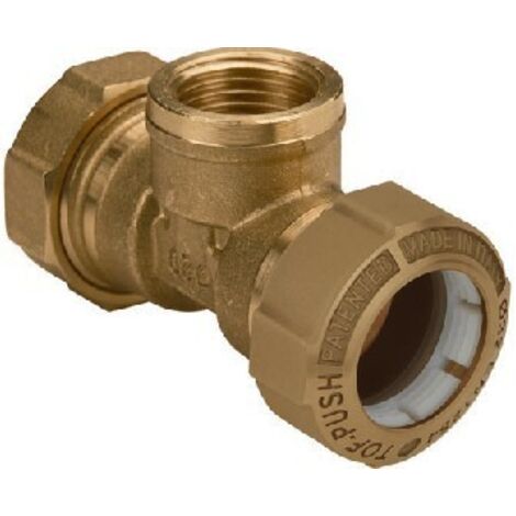 EFFEBI Tof/T Gas Raccordo Tee Femmina Ø50X1.1/2"Fx50 Per Polietilene - 01040008P
