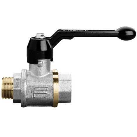 EFFEBI Total 0102 Valvola Sfera Ø2" Maschio/Femmina Con Leva Alluminio - 0102N269