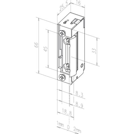 EFFEFF 11805-B71 Apriporta, Argento, 11805