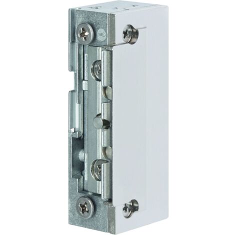 PATIKIL Schließblech 28,5x57mm - Verstellbar, Edelstahl, Für Einsteckschlösser, Silber