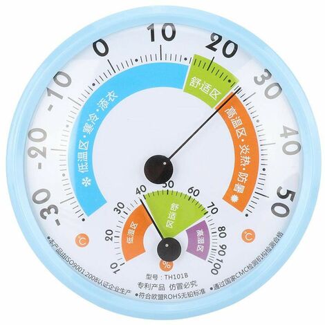 effet de serre Temperature Humidite Mtre Jauge Moniteur Cadran Thermomtre Hygromtre Portable et DurableThermomtre pour Ferme