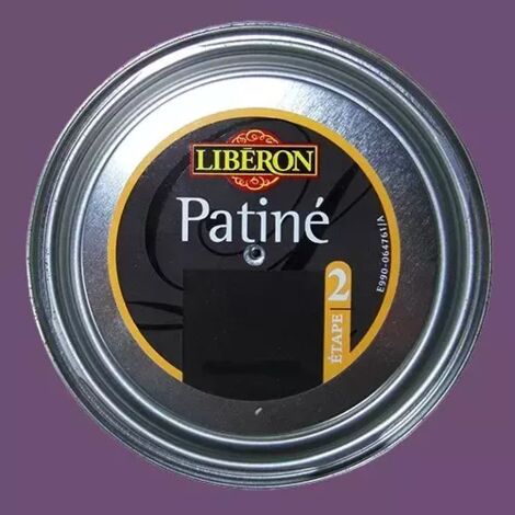 Effet patiné 0,150L cassis – Cire de carnauba pour bois – Finition insensible aux traces de doigts – Application sur peinture satinée – Liberon