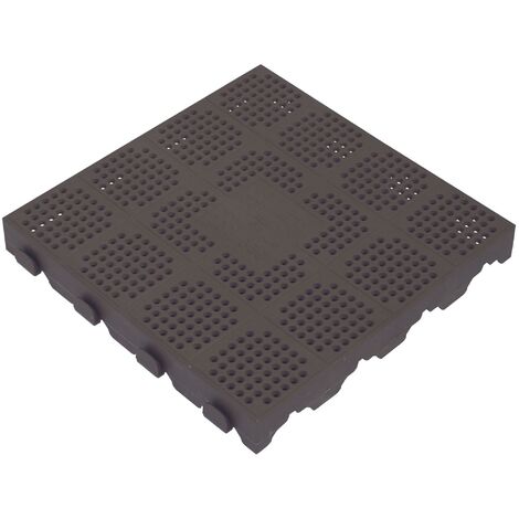 Effetto drenaggio 39x39x4,8 cm esterno Superficie 0,15m² Combi - Collezione Brown