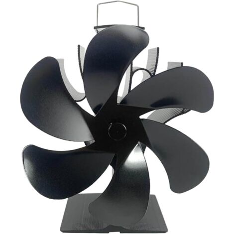 Efficiente 6 per il ventilatore del camino della stufa a legna Funzionamento silenzioso - Aumenta il calore - Stile 1