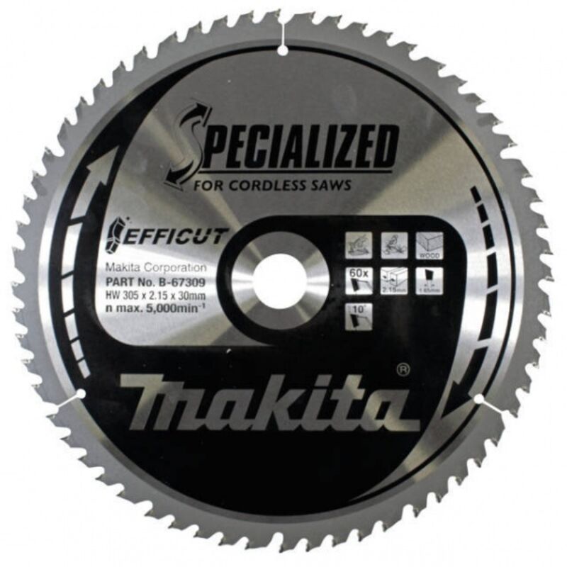 Makita - B-67309 Efficut Lama per troncatrice 305x30 mm per legno