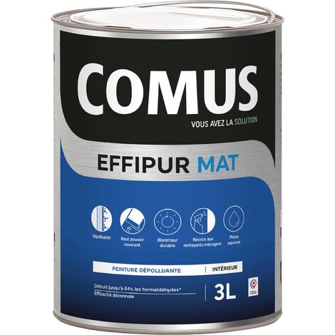 EFFIPUR MAT -  Peinture dépolluante de protection et de décoration en phase aqueuse - COMUS