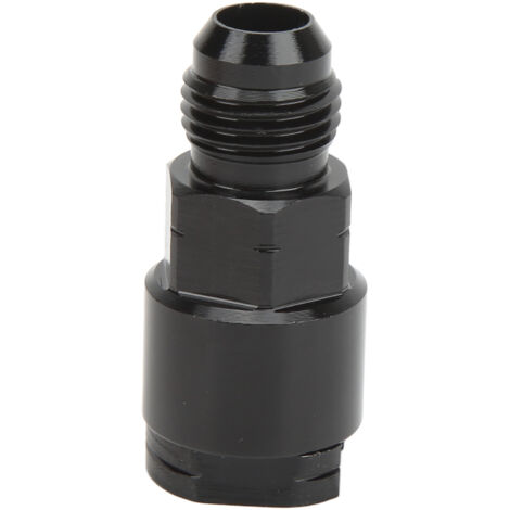 EFI Quick Connector aus eloxiertem schwarzem Aluminium, Außengewinde-Druckanschluss für Kraftstoffleitungen für effiziente Motorleistung (AN6-3/8).