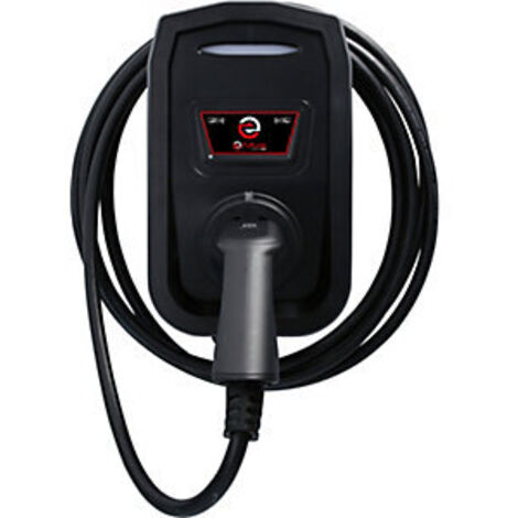 efuturo Wallbox mit Typ 2 Ladekabel, 1 Phase, bis zu 7,4 kW, 32 A, 230 V, Mode 3, mit RFID Zugangskontrolle, mit Stromzähler