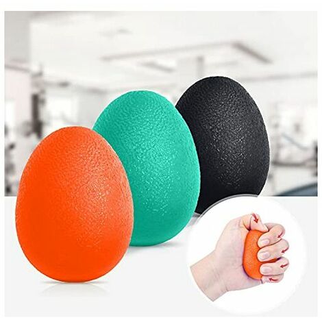 Egg Balle Anti Stress,Balle Reeducation de La Main Antistress Ball résistance pour Doigt et Balle Anti-Stress