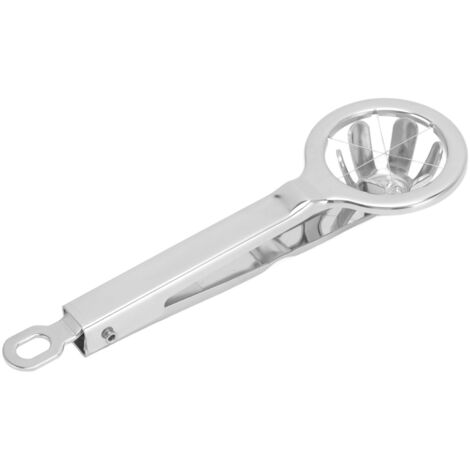 Egg Cutter 304 Stainless Steel Rust Proof Labor Saving Multi Functional Egg Splitter for Kitchen Restaurant