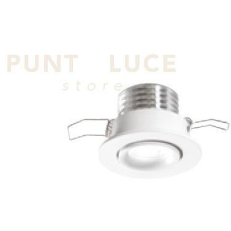 EGG FARETTO DA INCASSO LED 3W 4000K 210LM IP20 BIANCO D.5,2CM
