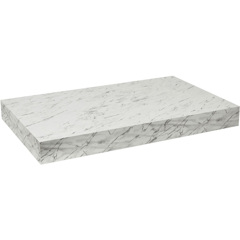 Egger Naturel plan vasque 103,5x8x50 cm, blanc effet marbre (DO10050MCB)