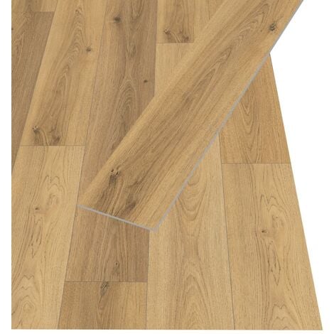 Egger Planches de plancher stratifié 77,61 m² 8 mm Oak Trilogy Natural