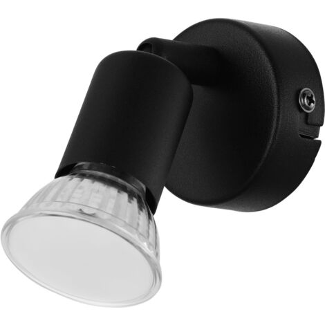 Eglo 1er LED Spot Buzz schwarz Ø 6 cm GU10 Deckenlampen & Kronleuchter