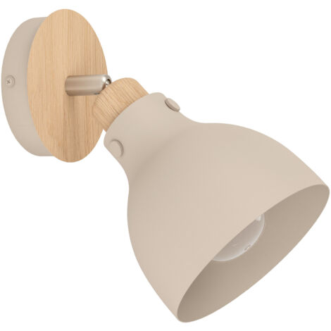 Eglo 1er Spot Arrecife 1xE27, max. 28W, sand/holzoptik