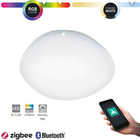 Plafoniera SMART SILERAS Z Connect 21W Rgb White 900128