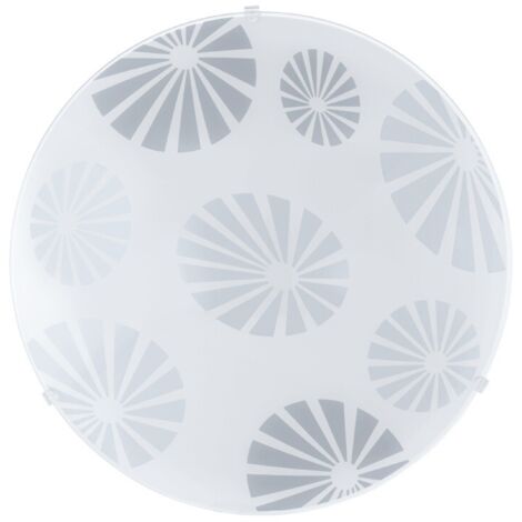 Eglo 91808 - Plafoniera in metallo, E27. colore: Bianco