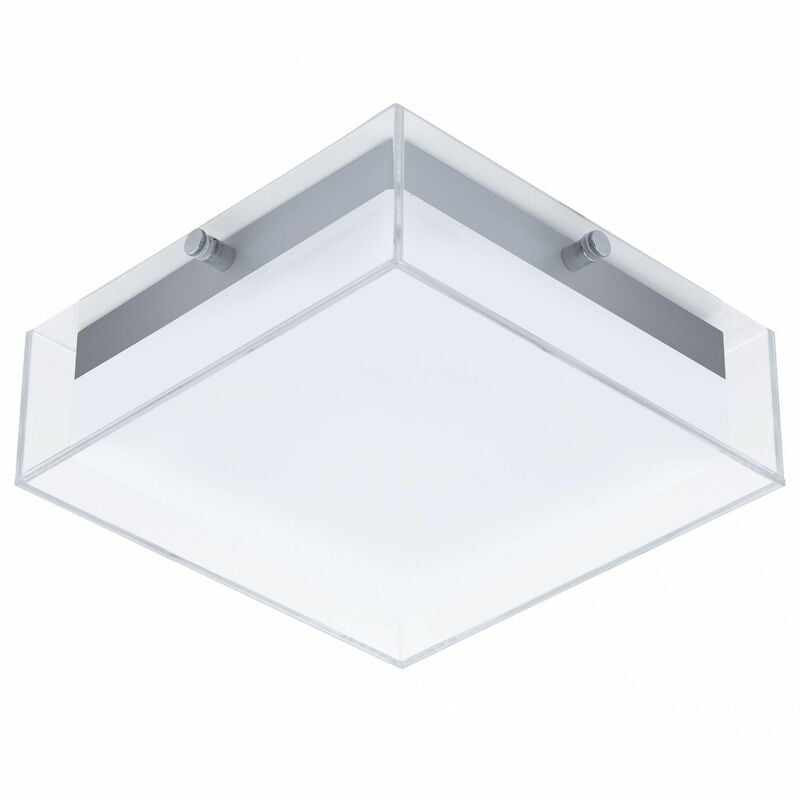 Image of Eglo - All'esterno della parete della lampada led della luce / soffitto argento chiaro / chiaro / white Infesto