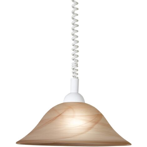 Eglo Albany Lampada Cucina a Sospensione Regolabile in Altezza, Marrone
