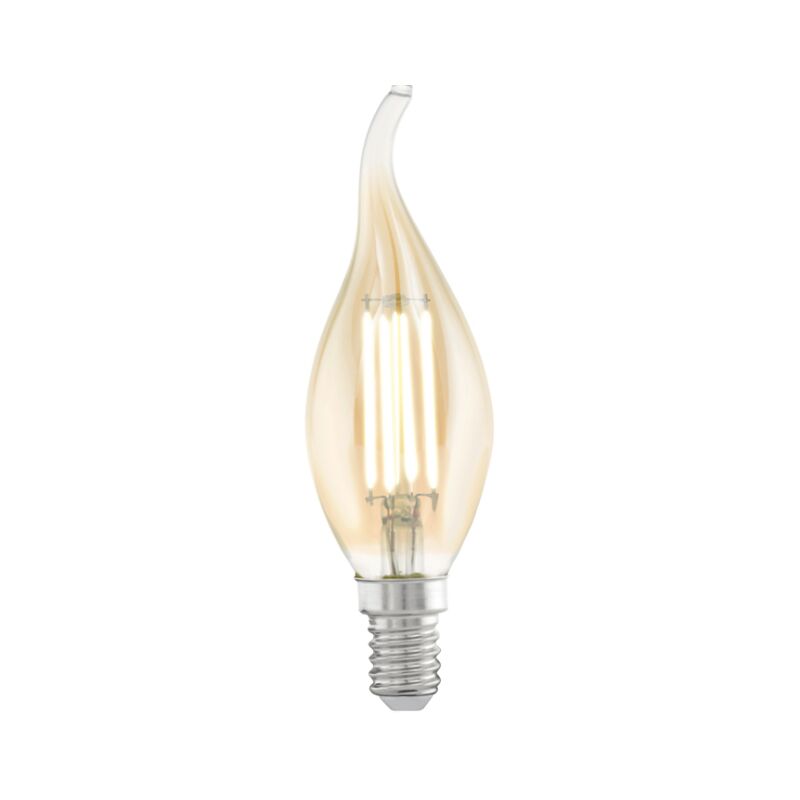 Lampadina a candela gialla led - E14 4 w 220LM