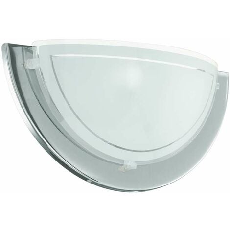 Eglo Applique Planet 1 - Cromo e Bianco - 29x14.5 cm