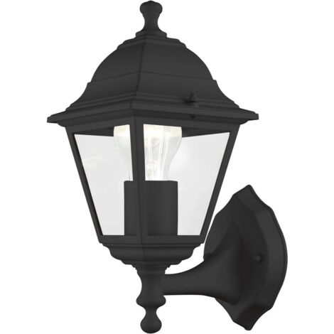 Eglo Außen-Wandleuchte Belfort 1 schwarz E27, max. 60 W Außen-Wandleuchte