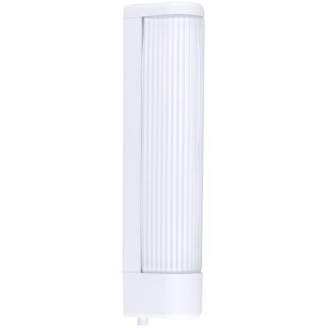 Eglo BARI 1 Lampada da Specchio in Plastica, 50 W, Bianco