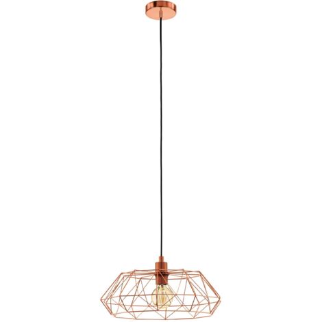 Eglo Carlton 2 Lampadario a Sospensione, Argento