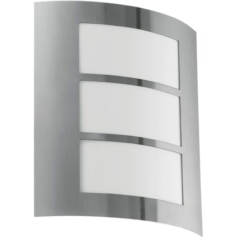 Eglo CITY Outdoor wall lighting Acciaio inossidabile E27 15 W
