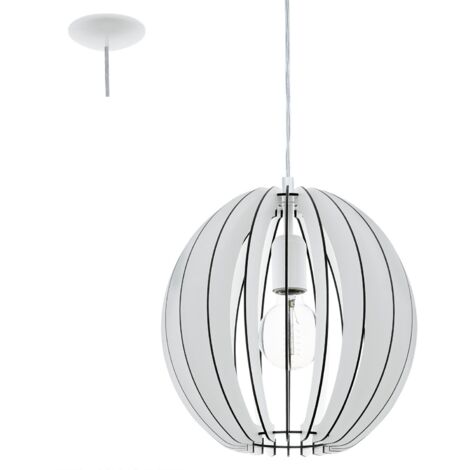 Eglo COSSANO Lampadario a Sospensione 60 W, Argento