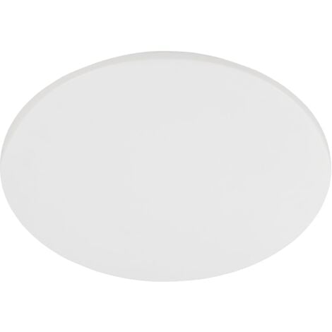 EGLO Pogliola, Ø 50 cm, LED Deckenleuchte, Wohnzimmerlampe aus Stahl und Kunststoff, Lampe weiß, Kinderzimmerlampe, Küchenlampe, Bürolampe, Flurlampe Decke