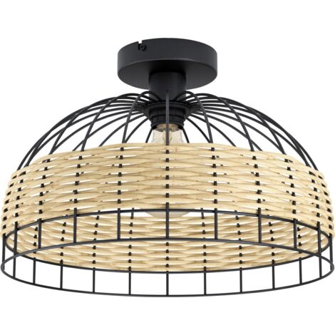 Eglo Deckenleuchte Anwick natur Ø 38 cm E27, max. 60 W Deckenlampen & Kronleuchter