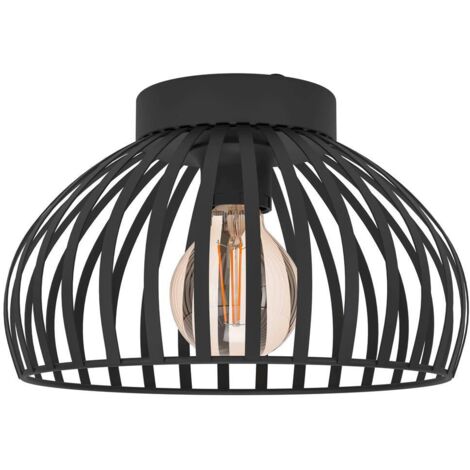 Eglo Deckenleuchte Mogano 3 schwarz Ø 28 cm Deckenlampen & Kronleuchter