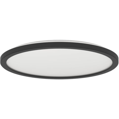 Eglo Deckenleuchte Rovito-R schwarz Ø 39 cm Deckenlampen & Kronleuchter