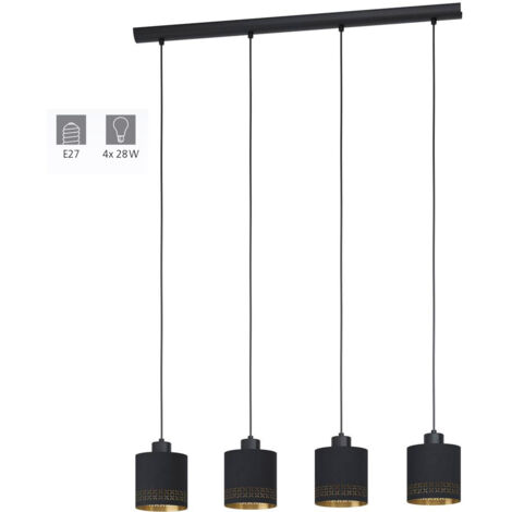 Eglo ESTEPERRA Lampadario a Sospensione, Nero