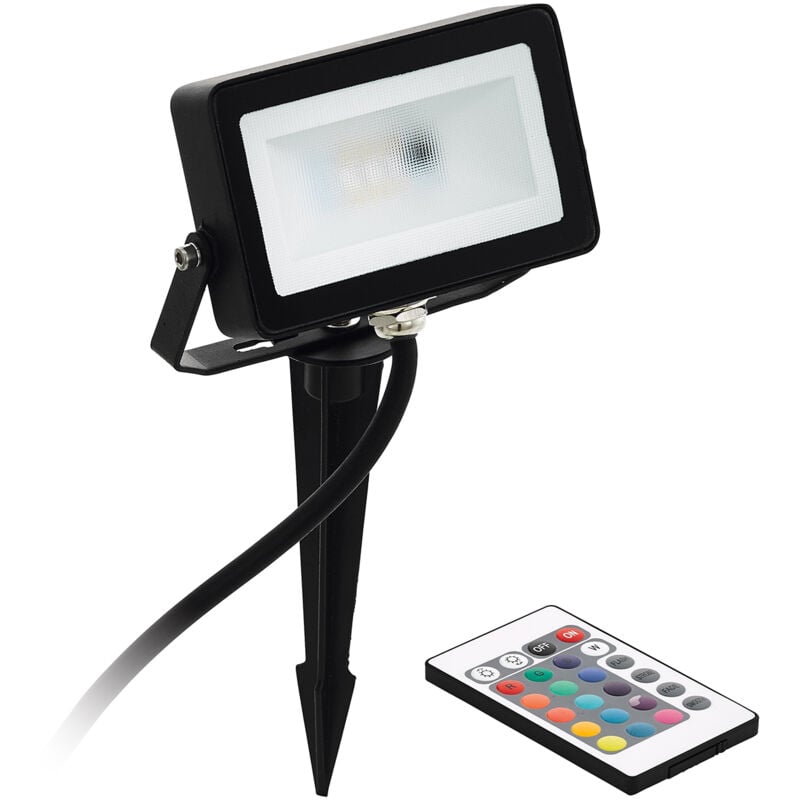 Eglo - Faretto Picchetto Esterno Moderno Faedo 4 Alluminio Nero Led