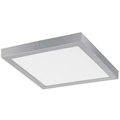Eglo FUEVA 1 Lampada da soffitto 25 W, Silber/Weiss
