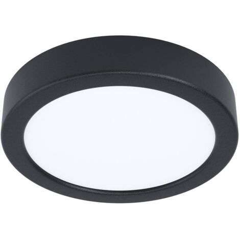 EGLO - FUEVA 5 PLAFONIERA LED IN METALLO NERO 11W DN. 160 MM. 4000K 1350LM 99233