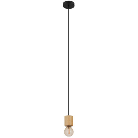 Eglo Hängeleuchte Turialdo braun schwarz 10 x 10,5 cm E27 Deckenlampen & Kronleuchter