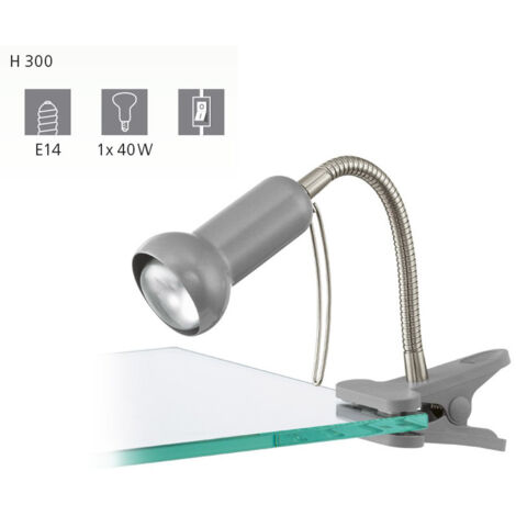 Eglo Klemmleuchte Fabio  E14 silber