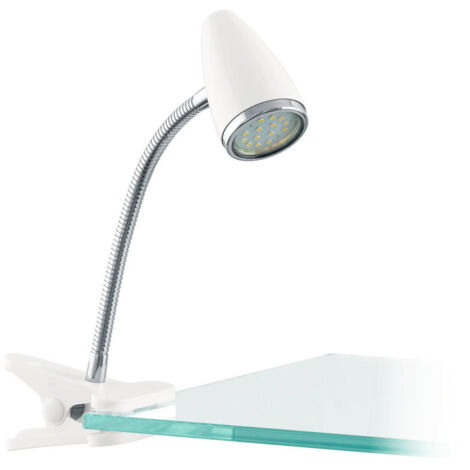 Eglo Klemmleuchte Riccio 1 GU10 weiß chrom Stahl