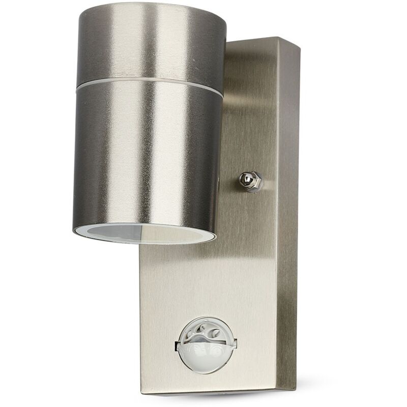 VT-7621PIR 7502 Portafaretto led da Muro GU10 (Max...