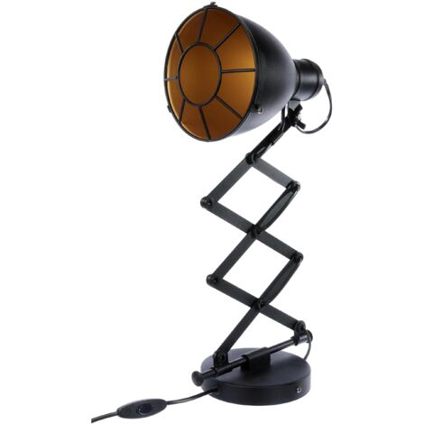 Eglo Lampada da Parete, Nero/Oro