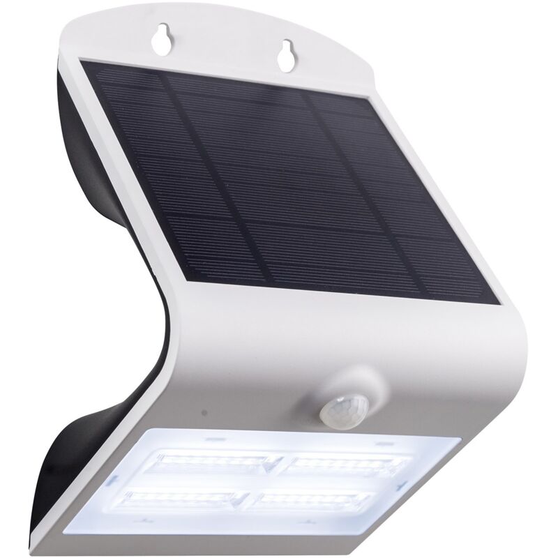 Applique Esterno Moderna Lamozzo Policarbonato Bianco e Trasp Led